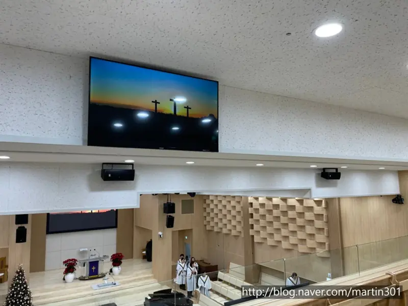 이문동교회 리모델링 — 본당과 주일학교 부서 6곳 음향 · 영상 현장